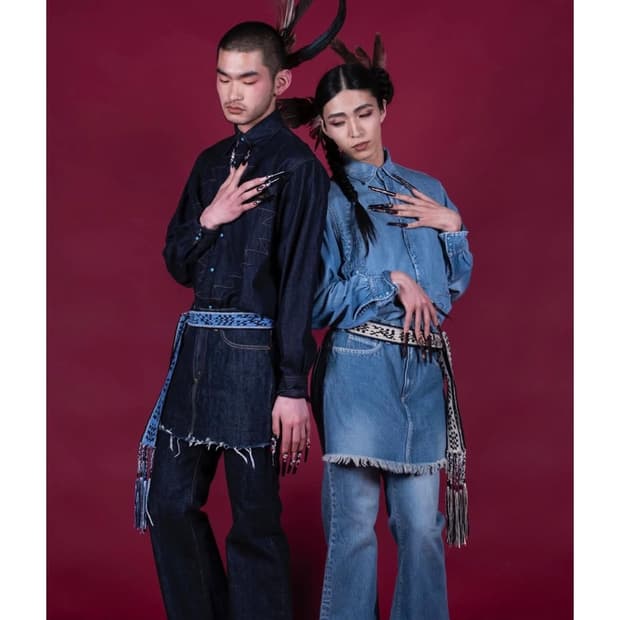 Unisex) Kapital 에이프런 부츠컷 데님 28사이즈