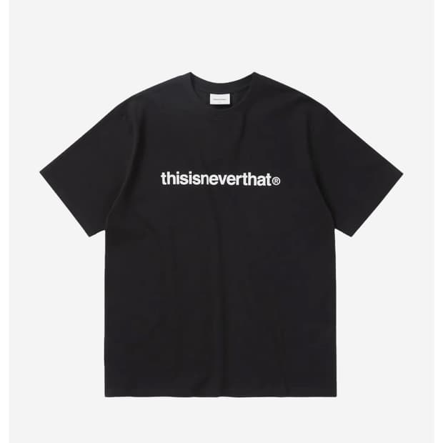 디스이즈네버댓 T 로고 반팔티