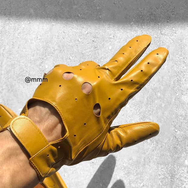 드라이빙 가죽 장갑