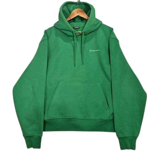 자크뮈스 자수로고 후드티