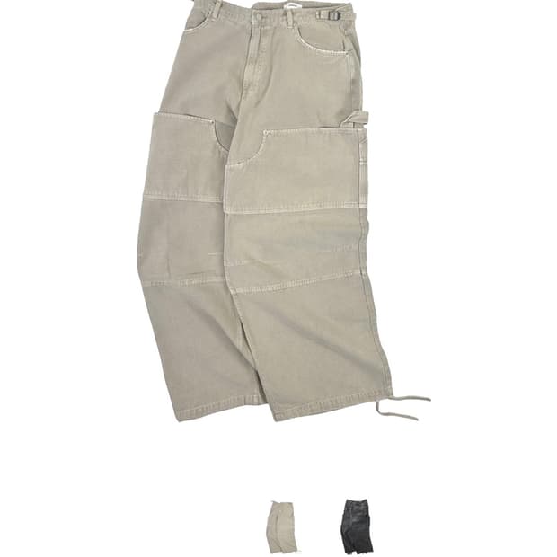 논노드 더블니 커버 팬츠