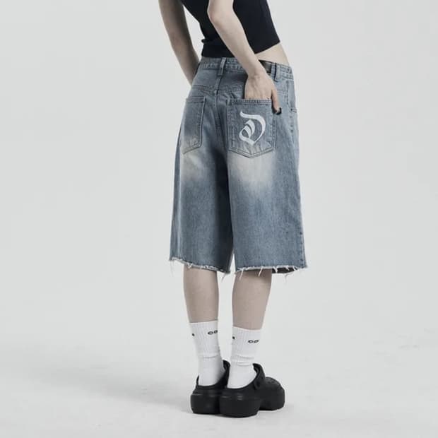 오도어 러쉬 버뮤다 데님 팬츠 1사이즈
