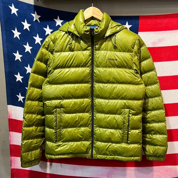 리복 구스다운 경량 패딩