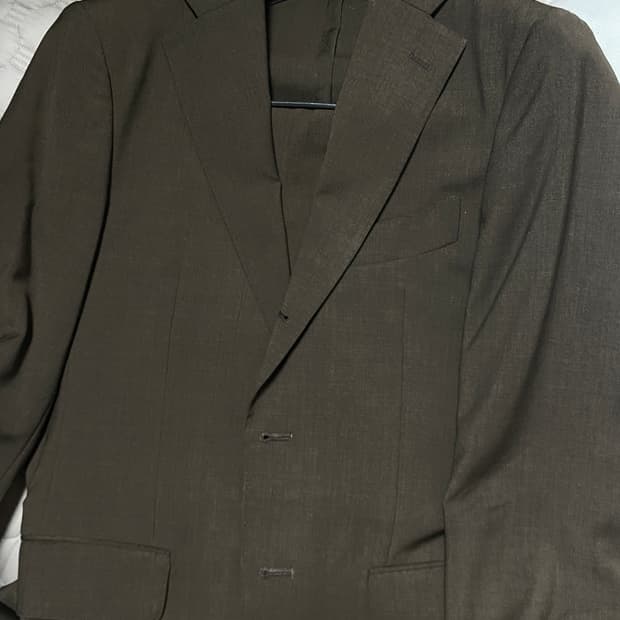 맨온더분 브라운 셋업 팔아요