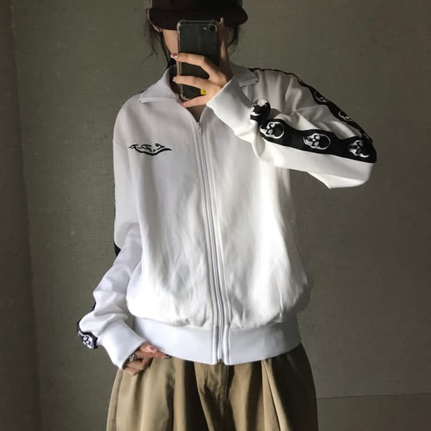일본빈티지 스컬 트랙 져지