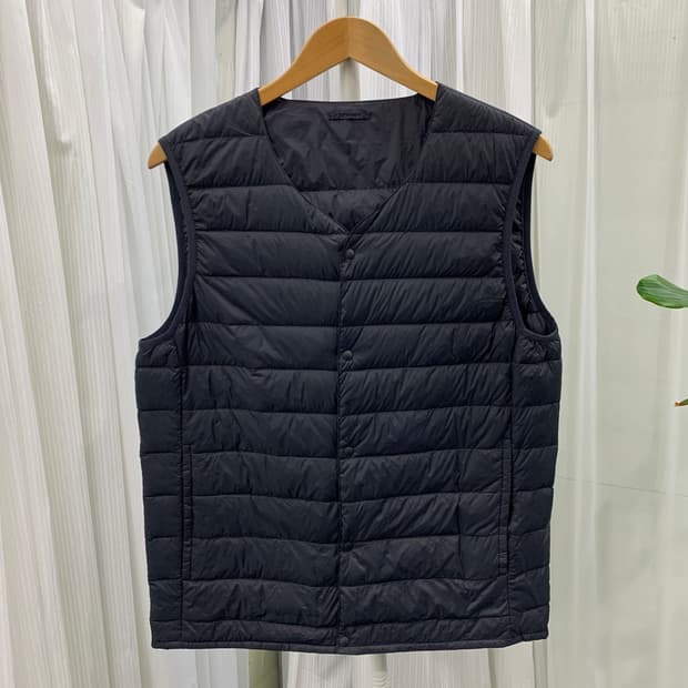일본 빈티지 덕다운 경량 패딩 베스트 1733