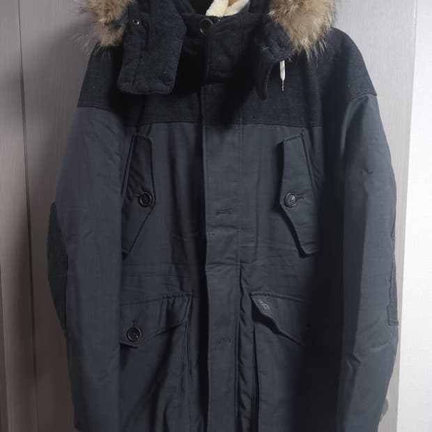 헤지스 야상 패딩점퍼, XL