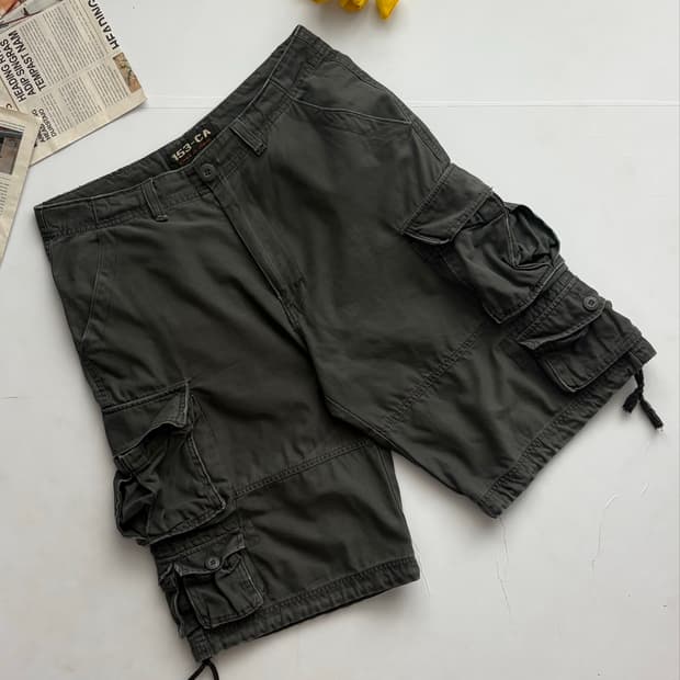Vintage 빈티지 버뮤다 카키 카고 팬츠