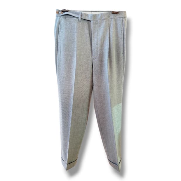 hyssop 히솝 그레이 베이지 트라우저 팬츠 슬랙스