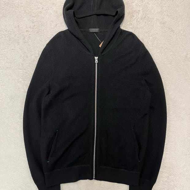 타임옴므 니트 후드집업