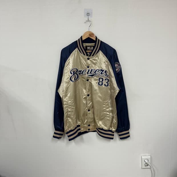 MLB 밀워키 브루어스 야구점퍼 스타디움자켓