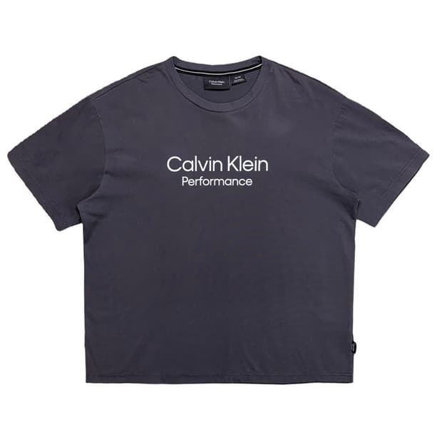  CALVIN KLEIN 퍼포먼스 반팔 티셔츠 챠콜 XXL