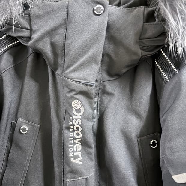 디스커버리 하프패딩코트