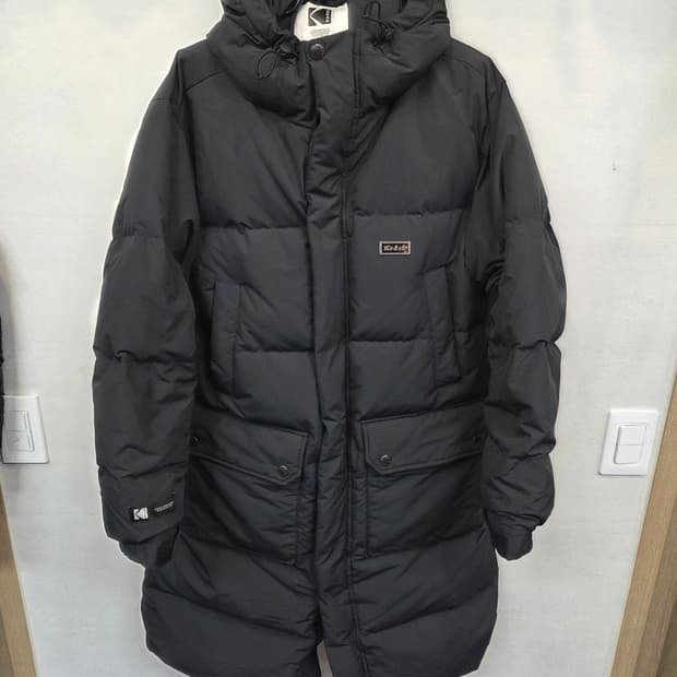 코닥 에센셜 스텐넥 덕다운 롱패딩 s