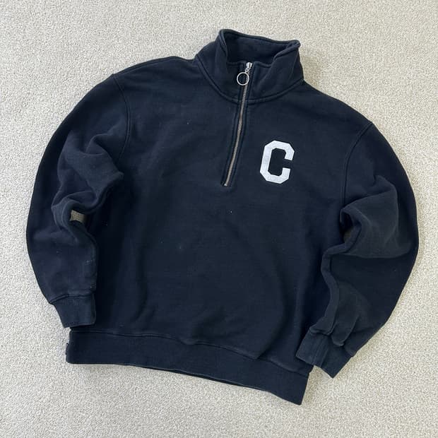 M 커버낫 네이비 맨투맨 0320D