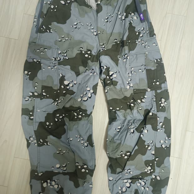 새상품, 36)노스페이스 퍼플라벨 모노 카모플라주 필드 팬츠 