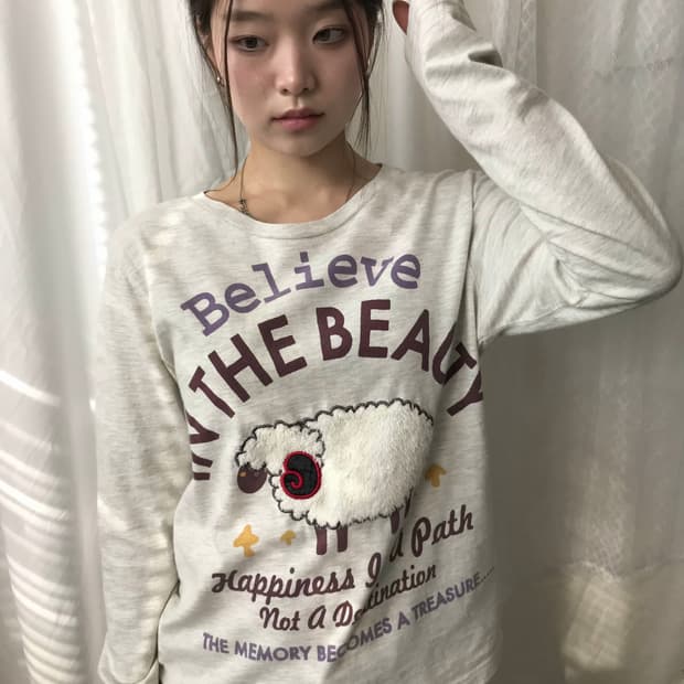 양털 티셔츠