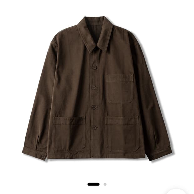 Sew 소프트 코튼 워크자켓 3사이즈 브라운