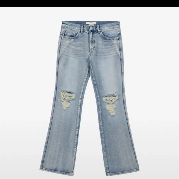 다이닛 deinet RIPPED DAMAGE BOOTS CUT