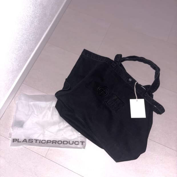 새상품 플라스틱 프로덕트 빅백 블랙