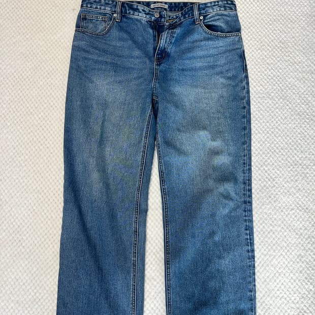 탑텐 세미와이드핏 청바지