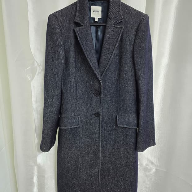 모스키노 헤링본 코트 (1524)