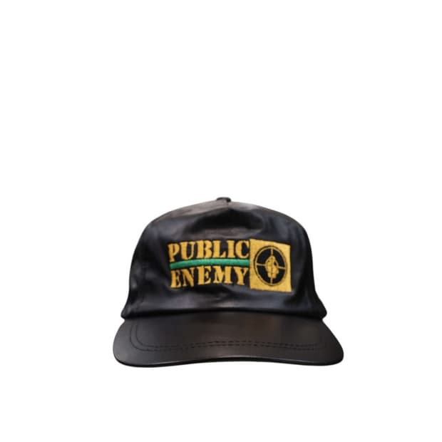 90s public enemy 5패널 레더캡