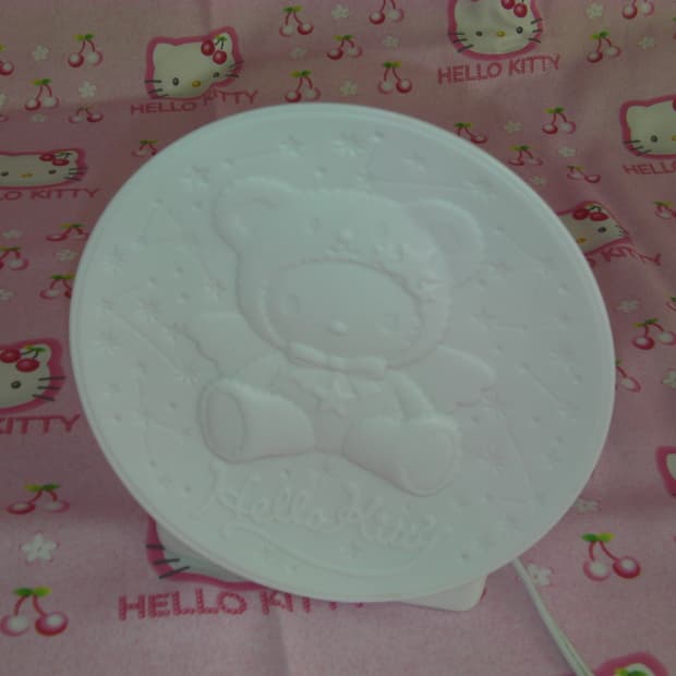 02s 엔젤 테디 헬로키티 도자기 조명