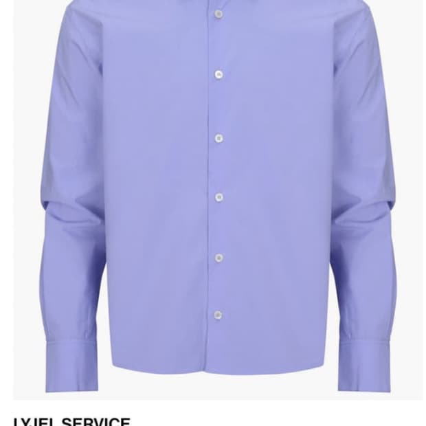리젤서비스 셔츠 퍼플 1사이즈 구합니다