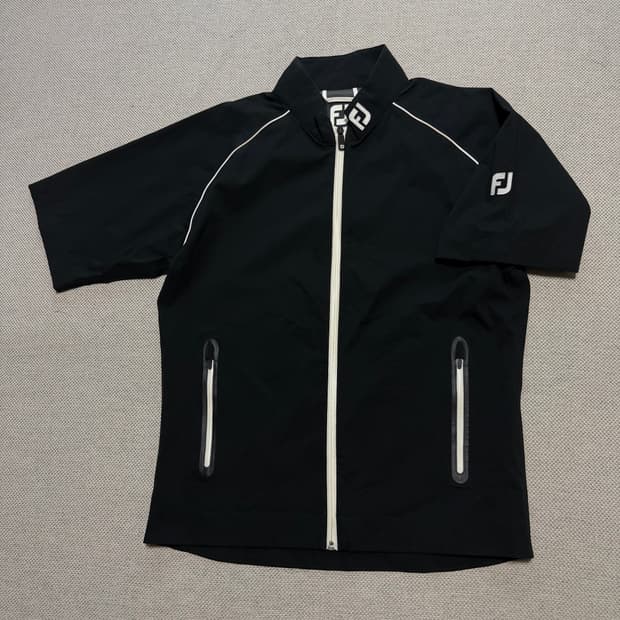 풋조이 반팔 바람막이 골프웨어