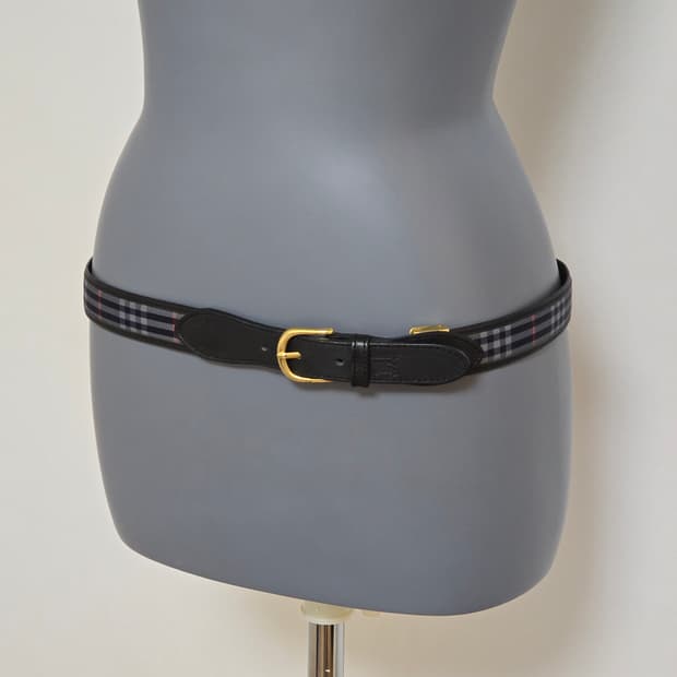Burberrys 버버리 네이비 노바체크 빈티지 벨트