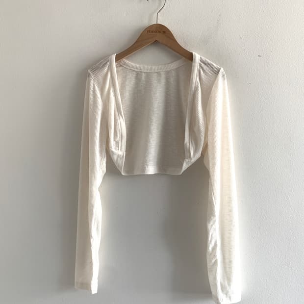 Soft bolero knit cardigan