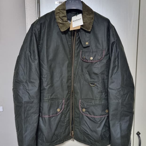 바버 앵글러 자켓 L사이즈 세이지그린