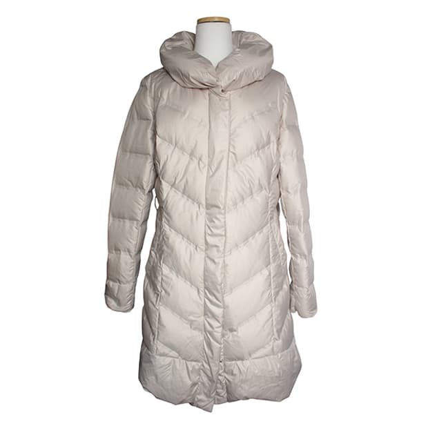 스테이시 크림 폴리 패딩 코트 55
