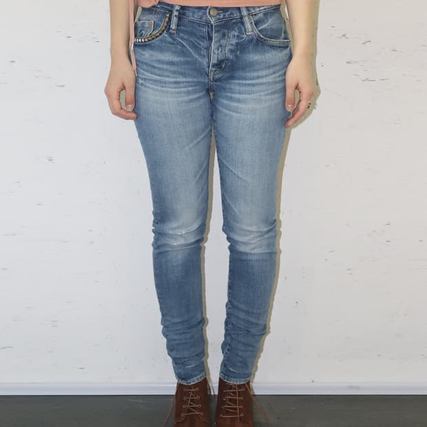 히스테릭 글래머 스터드 데님 진