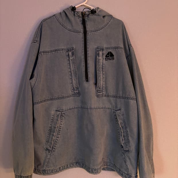 슈프림 ACG 청 아노락 자켓 L