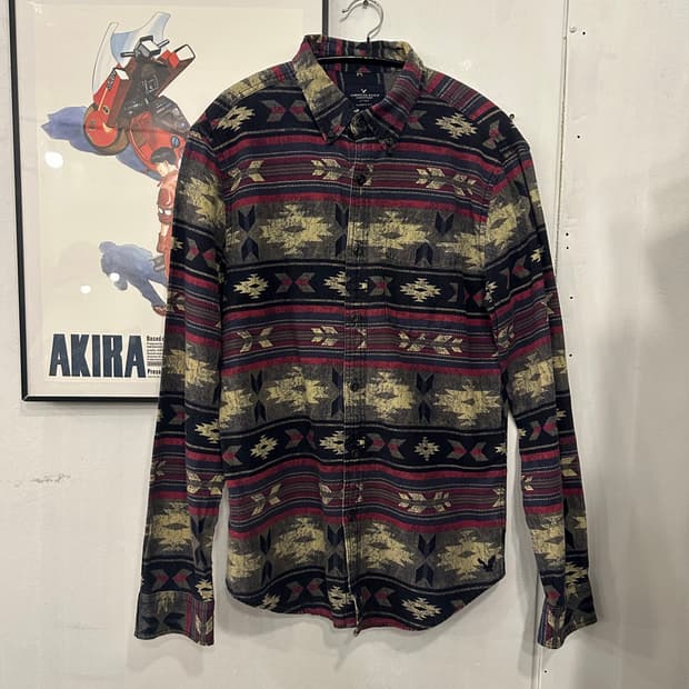 M)아메리칸 이글 패턴 셔츠