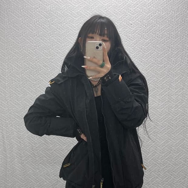 슈퍼드라이 재팬 스트릿 힙합 하이넥 바람막이 자켓 M C09383