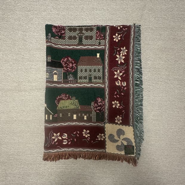 VINTAGE usa made blanket