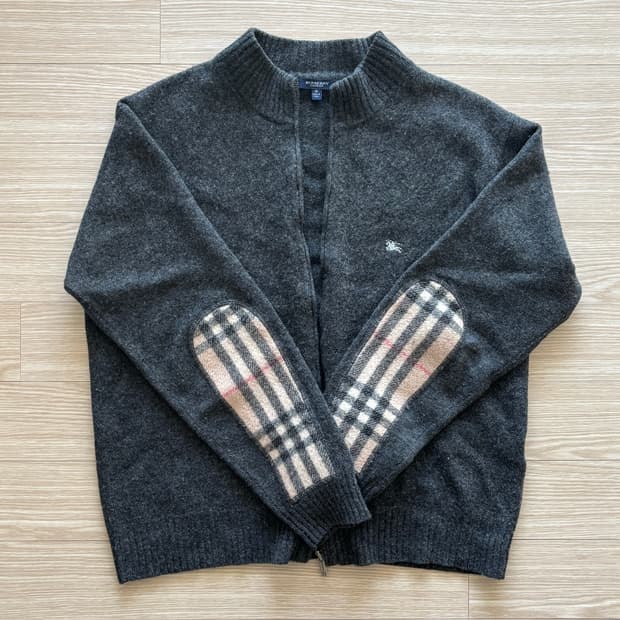 버버리 니트집업