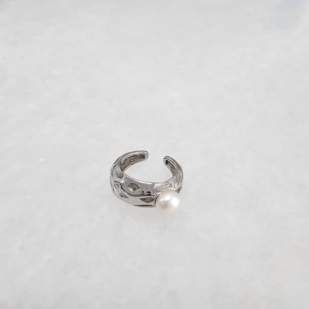 실버(925silver)진주 이어커프