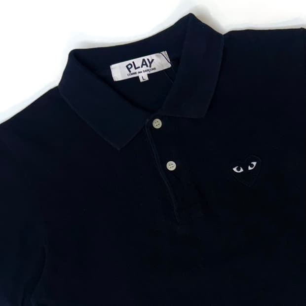Comme des Garcons 꼼데가르송 블랙 하트 와펜 PK 반팔티