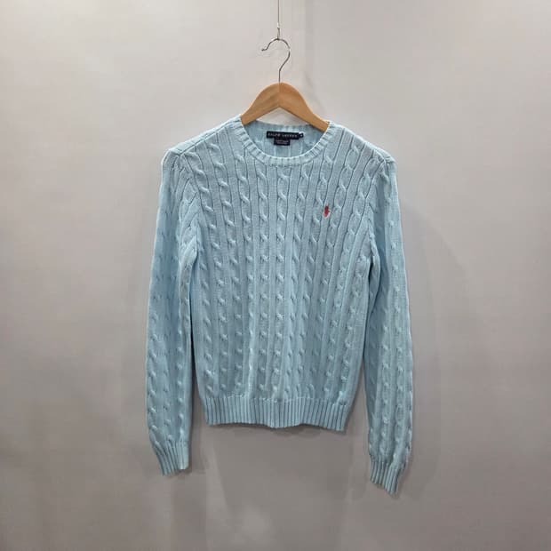 폴로랄프로렌 우먼 코튼 케이블 니트 M