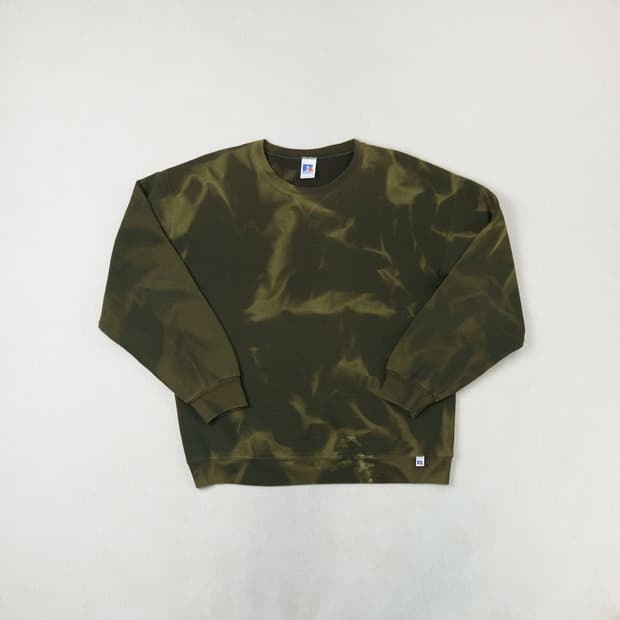 (L) 러셀 썬페이딩 플레인 스웻셔츠