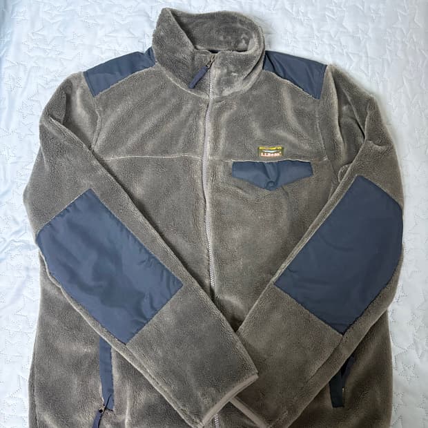 LLBean 엘엘빈 플리스 자켓 그레이 L