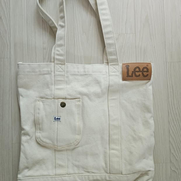 Lee 빈티지 로고 포켓 에코백