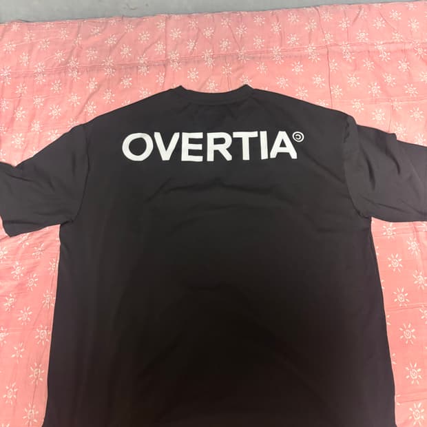 Overtia 드라이핏 반팔티 M사이즈 실착1회 새상품급 일괄판매