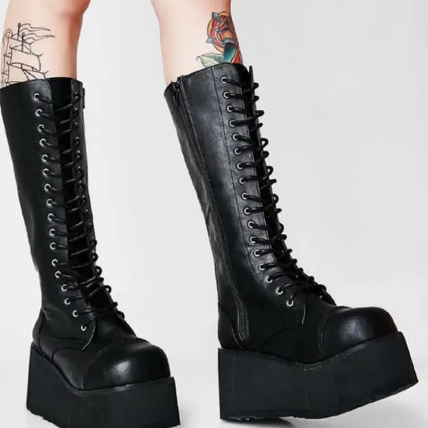 데모니아 트래쉬빌502 플랫폼 부츠