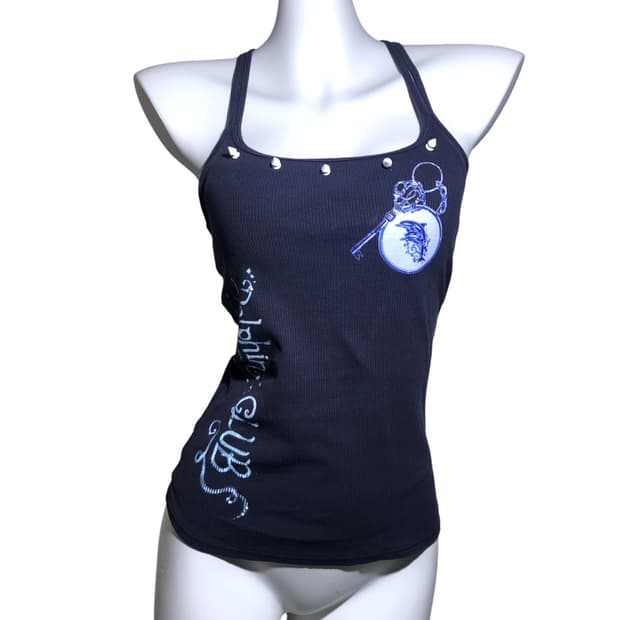 navy dolphin club sleeveless