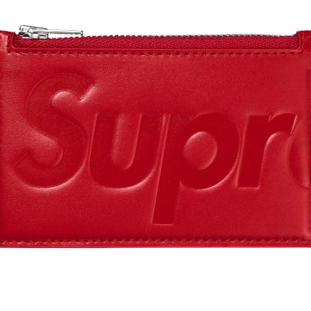 슈프림 레더 카드 지갑